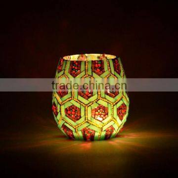 crackle glass votive candle holder lanterns for candles japanese garden lamp
