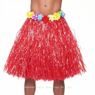 Hula Skirt Costume Kits - With Lei Bra for Adult Performance Dress Up