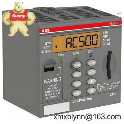 ABB PM592-ETH (1SAP150200R0271) – High‑performance AC500 PLC CPU with integrated Ethernet for fast control and easy networking