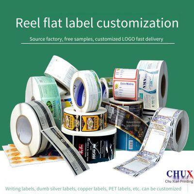 Mirror Copperplate Paper Self-adhesive Label Rolls, Color Printing, Custom Printing, Production and Processing photo-2