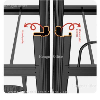 Heavy Duty Queen Size Bed Bunk Bed HG-BB054|1500mm Wide Steel Frame Double Decker With Non-slip Ladder for Adult and Family Use- OEM/ODM Supported photo-5