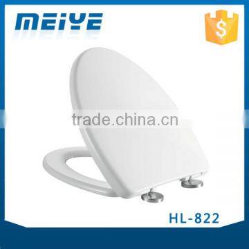 HL-822 MEIYE UF Круглое мягко-закрывающееся сиденье для туалета размером 460*390*60 мм, крышка туалета с наклоном 460*390*60 мм
