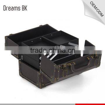 professional Aluminum Cosmetic Makeup Case with lock and handle