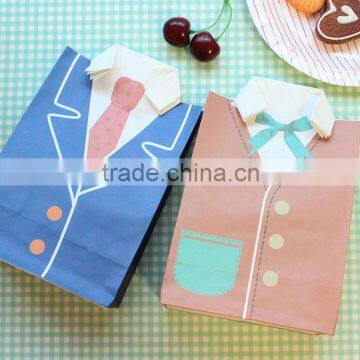 packaging charcoal handbag shape paper gift bag