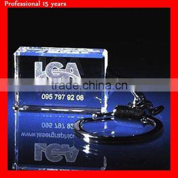 2016 crystal keyring new design Crystal key chain customize logo