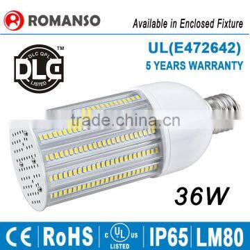 E26 36W 3780LM 120-LEDs SMD 5630 180 degree corn bulb led light