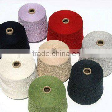 100% pure worsted cashmere cone yarn