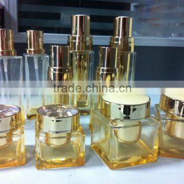 Empty Luxury Cosmetic Bottle 10g,20g,50g,10ml,30ml,90ml,100ml Glass Jar