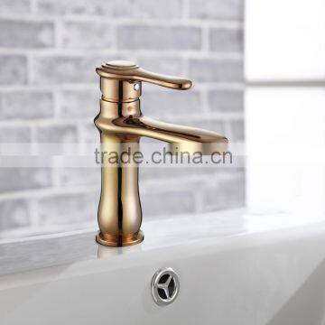 Sanitary Ware Solid Brass Single Hole Mounted Durable Basin Tap photo-4