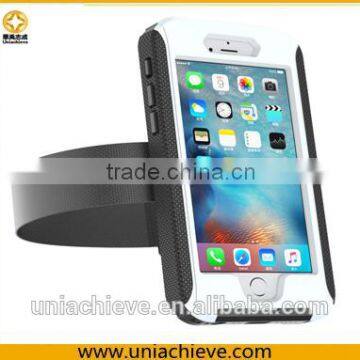 Waterproof Case for iPhone 6s/6s plus Sports waterproof armband phone case with Full body covered white
