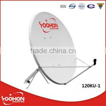 Strong outdoor type 1.2m satellite dish