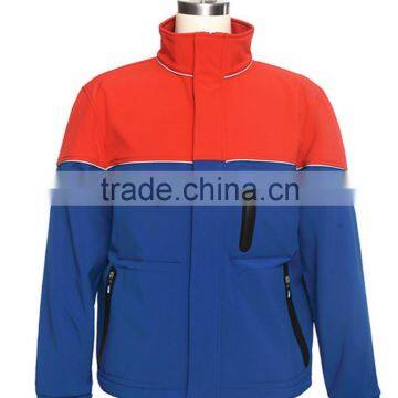 Men's Soft-shell Winter Jacket-reflective waterproof windproof breathable