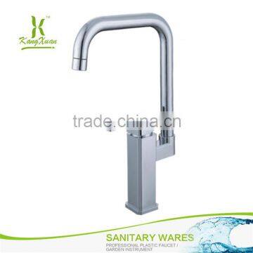 Abs Plastic Hot Cold Water Mixer Square Handle Kitchen Faucet