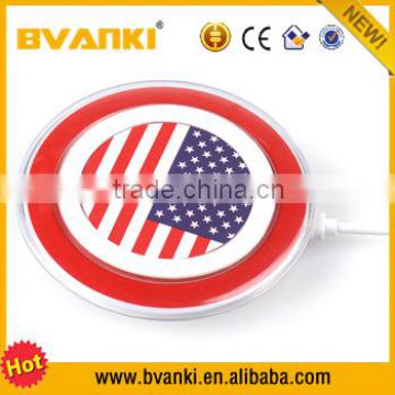 Telephone Manufacturer Import Cell Phones From China Charger Plates Wholesale Transparent LED Flashing Light Wireless Charger