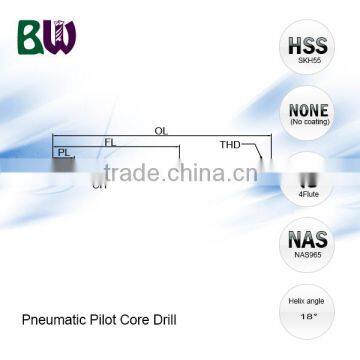 HSS Material Pneumatic Pilot Core Drill For Pneumatic Hand Drill photo-2