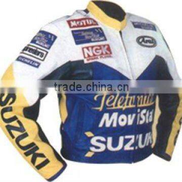 Motorcycle Leather Jackets/Motorbike Leather Racing Jackets/SB