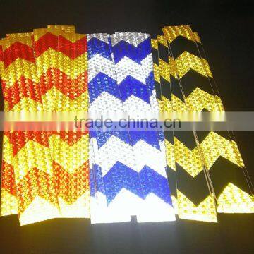 Reflective Direction Tape Black and Yellow Reflective Warning Tape 50mm*45.7m Quality Choice photo-5