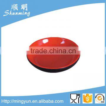 Round melamine saucer