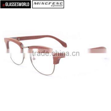 2015 Fashionable Eyewear Factory Wholesale in China Rare Wooded Optical Frame FW654