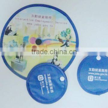 Popular Printing Beach Toys From China, Newest Fun Eddy Toys Foldable Frisbee