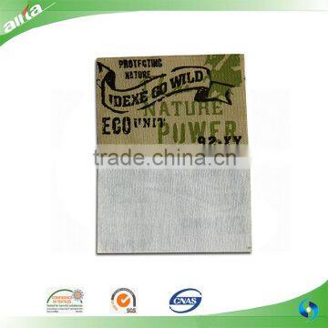 Wholesale custom high definition cotton printed clothing label printing