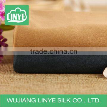 2016 newly plain polyester microfiber suede fabric