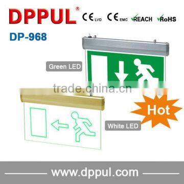 2016 Newest Emergency Exit Sign DP968GreenLED