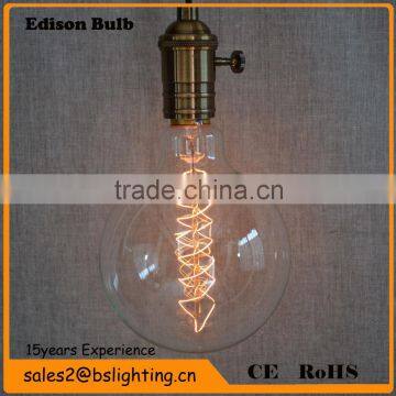 Clear G95 Incandescent Bulb For Home, coffee shop, bar