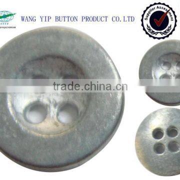 12mm high quality metal 4 eyes flat back cover button