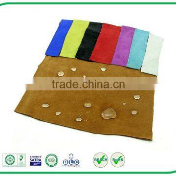 Superb Quality 1.4 1.6mm Waterproof Cow Split Suede Leather