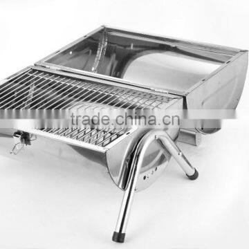 Portable Cylinder Shape Folding Stainless Kebab Grill Barbecue photo-3