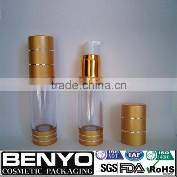 30ml gold aluminium airless bottles