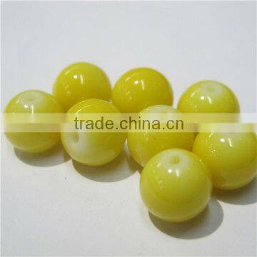 4mm cheap round neon color glass beads diy SCB014