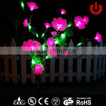 led pink rose home decorative tree lights