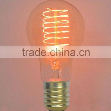 new desgin amber glass A19/A60 vintage retor Edison style anique e27/E26 240v 110v UK US 40watt 25watt 60watt