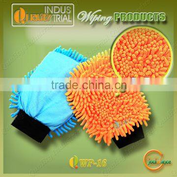 ultrafine fiber chenille microfiber car cleaning wash golves with free sample online sale