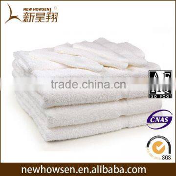 China wholesale customed logo 100% cotton White hotel Towel