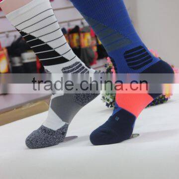 Brand High Quality Red Blue White Football Soccer Thigh High Basketball Socks,Mens Sport Socks,Custom Logo Sport Socks