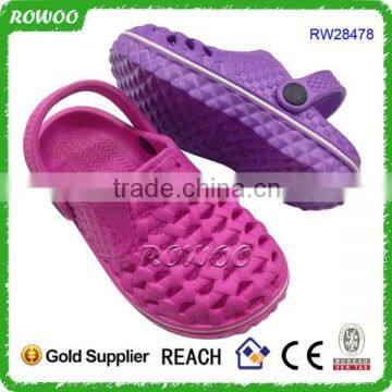 2016 new arrival wholesale durable girls eva clogs comfortable custom logo kids slippers