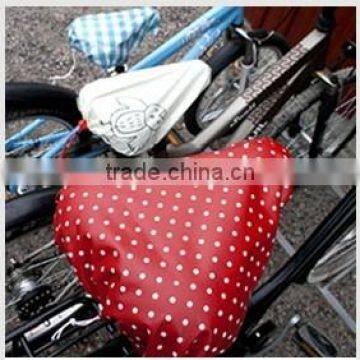 black polyester promotional bike seat covers