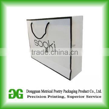 2016 Luxury gift paper bag design for shopping