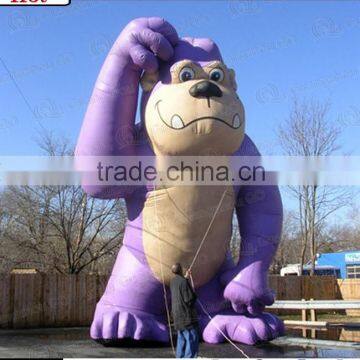 Top selling durable large inflatable monkey for advertising