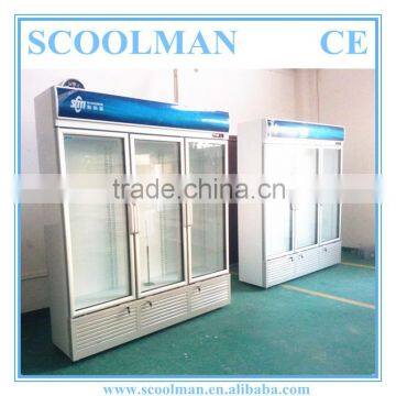 Static Cool Three Glass Door Drink Fridge photo-2