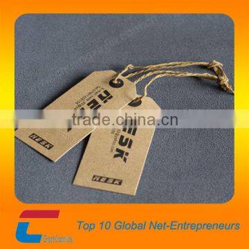 custom kraft paper hang tags for clothing or goods