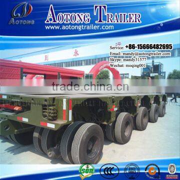 Hydraulic system 150Tons modular trailer for heavy equipments transportation