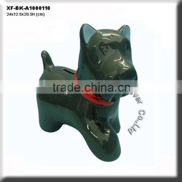 hot sales ceramic dog money box