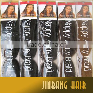 2016 Wholesale 48inch 60g new premium soft super braid hair weaving synthetic Jinbang hair extension