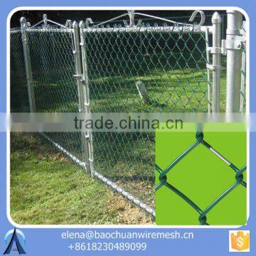 Safe and practical chain link fence