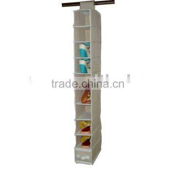 Hanging shoe organizer