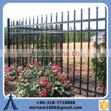 Good quality hot dipped galvanized palisade fencing / Backyard Fence panel for sale